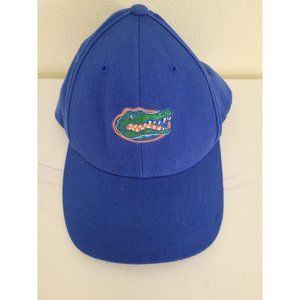 Vtg UF FLORIDA GATORS Hat Headmaster Inc Blue Baseball Cap Superflex S/M